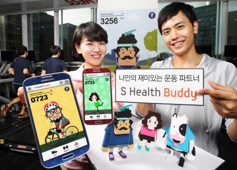 삼성전자가 스마트 건강관리 애플리케이션 S헬스 버디를 공개했다.