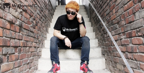 미스터곰돌씨 S/S 상품 Basic-1307 티셔츠 모델 이미지.