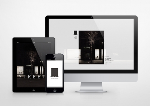 sTREEt 웹사이트 (PC, 모바일)