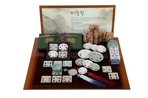 관광공사 대한민국 관광기념품 공모전 대상 전통문양 잔받침