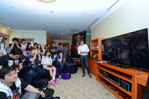 한국마이크로소프트 Xbox 360 디아블로 III 시연회 모습