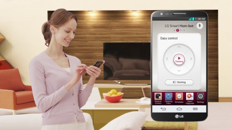 LG Electronics (LG) will showcase its latest square robotic vacuum cleaner, the Smart HOM-BOT SQUARE...