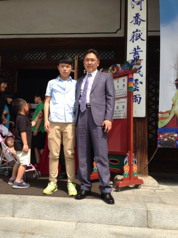 김민석 학생과 아버지