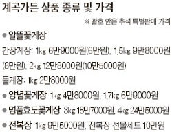 추석선물세트 추천 계곡가든 꽃게장