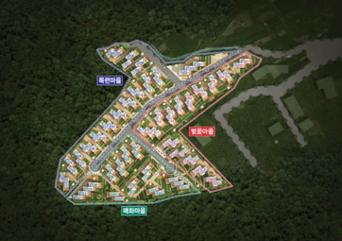 힐링수 단지 배치도