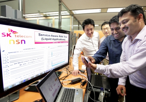 SK텔레콤과 NSN이 빠른 데이터 처리뿐 아니라 고객 맞춤형 서비스가 가능한 미래 기지국 기술 지능형 기지국을 LTE 및 LTE-A 환경에서 세계 최초로 개발을 완료하고 시연에 성