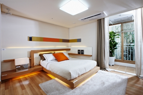 대우건설, 관악 파크 푸르지오 침실