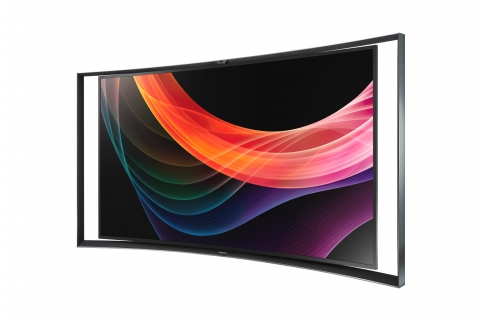 삼성전자 55형 커브드 OLED TV 제품사진