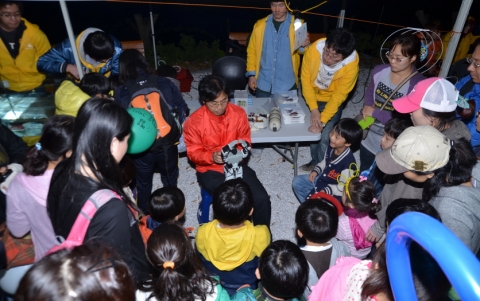 은하축제가 오는 10월 12일 열린다. 사진은 지난해 은하축제에서의 동명대 로봇시스템공학과 부스 장면