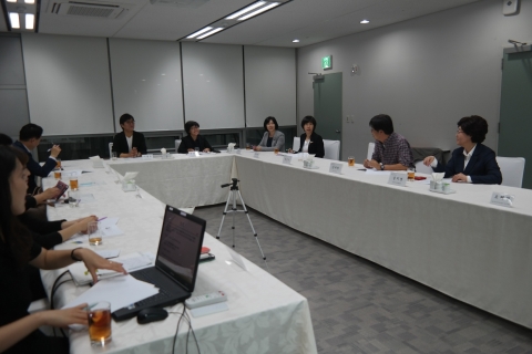 정신건강홍보대사 간담회가 진행됐다.