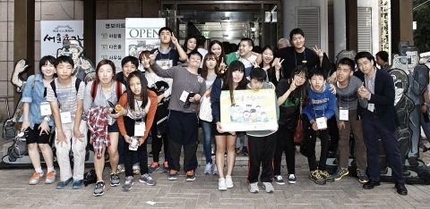 대학생 자원봉사자들이 자원봉사형 장애체험 11차 옆자리를 드립니다에 참가했다.