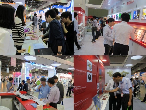 2013 한국전자전(KES 2013)에 한국몰렉스가 참가해 커넥터 제품과 LED 어레이 홀더 제품을 대거 선보였다.