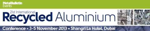 국제 재활용 알루미늄 컨퍼런스가 11월 3일부터 5일까지 아랍에미리트 두바이에서 개최된다.