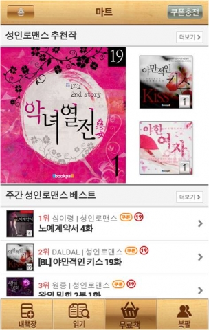 북팔이 지난 두 달간 자사의 고객을 분석한 결과, 프리미엄(유료) 고객의 70%가 여성이며 이들의 대부분은 성인로맨스 소설을 좋아하는 20-40대 여성들이다.