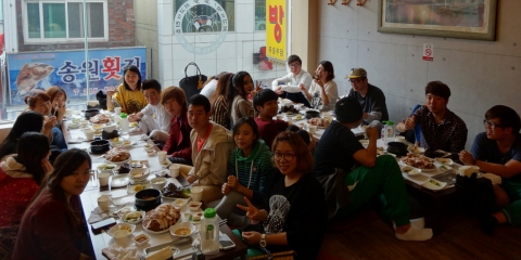 동명대 유학생들의 다채로운 부산체험 장면