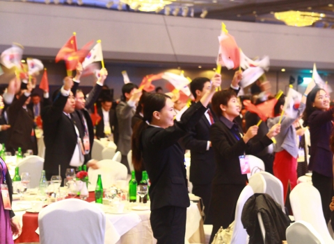 한‧중 청소년 방한단 환영식이 쉐라톤워커힐 호텔에서 열렸다,