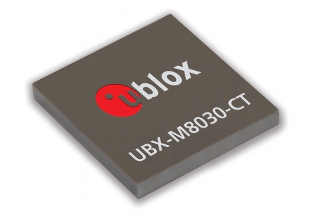 유블럭스의 8세대 포지셔닝 엔진인 유블럭스의 UBX-M8030 동시 멀티 GNSS 수신기 IC