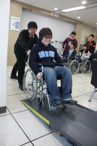 부산사회복무교육센터가 장애인시설 소속 사회복무요원 대상 장애체험를 실시했다.