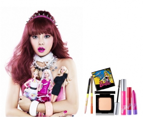 더페이스샵은 바비인형과 콜라보레이션한 사랑스럽고 발랄한 인형 메이크업 보브 투웬티스 팩토리 바비 컬렉션을 출시했다.