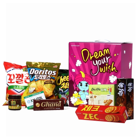 롯데닷컴에서 판매되는 2013 한정판 Dream your wish 롯데과자세트