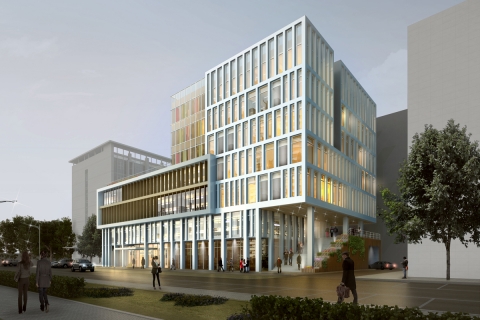 건국대 부동산학관 조감도