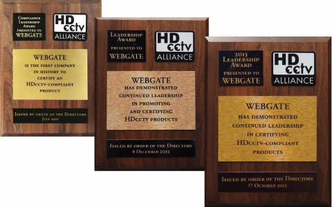 대명엔터프라이즈의 웹게이트 부문은 3년 연속 HDcctv 리더십상을 수상했다.
