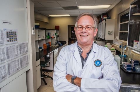 Dr. Michel Vandenplas, senior scientist at Ross University School of Veterinary Medicine