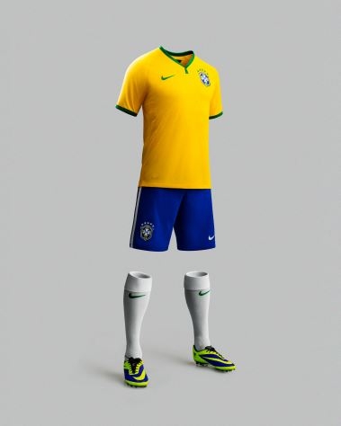 NIKE's new Brasilian National Team Kit will be worn by the host country next summer and combine...