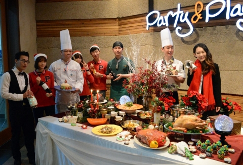 파티앤플레이가 크리스마스 시즌을 맞아 맛있는 크리스마스 이벤트를 개최한다.