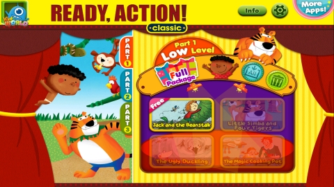 영어 뮤지컬 명작동화 레디액션 클래식(Ready, Action! Classic) 앱