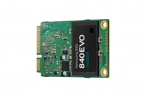 1테라바이트(TB) 미니(mSATA) SSD (Solid State Drive) 제품 사진