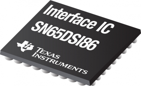 TI 코리아는 그래픽 프로세서와 임베디드 디스플레이포트(eDP) 패널 간에 MIPI® DSI 브리지를 제공하는 새로운 인터페이스 IC를 출시했다.