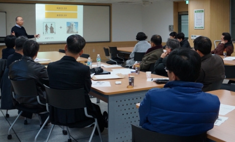 동명대가 지난 12/19 가진 CT권위자 원광연 KAIST 교수 초청 특별 강연 모습