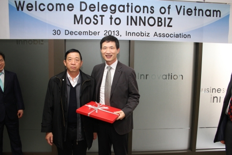 베트남 과학기술부가 이노비즈협회를 방문했다.