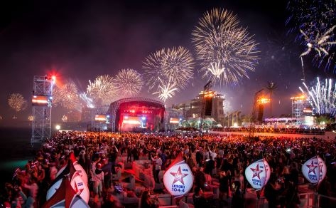 Sandance with spectacular record breaking fireworks