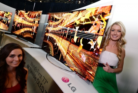 LG Electronics (LG) today took the cover off the world’s first Flexible OLED TV at the 2014 International Consumer Electronics Show (CES) in Las Vegas.