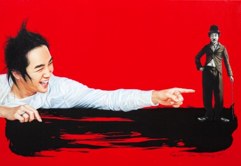 미남이시네요 드라마속 캐릭터가 예술작품으로 재창조 된다.(그림 속 모델, 장근석)