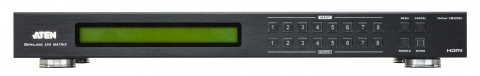 에이텐코리아, 8x8 포트 HDMI 매트릭스 스위치 with 스케일러 VM5808H (전면)