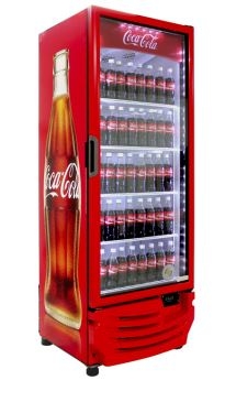 One of the HFC-free cooler models Coca-Cola is using for new equipment placements globally.