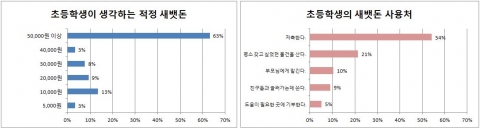 와이즈캠프가 초등학생을 대상으로 설문조사를 실시했다.