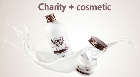 스윗드롭스가 기부형 화장품으로 주목받고 있다.
