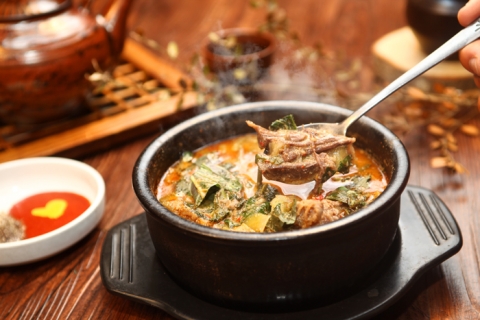 소고기보신탕은 건강과 기력회복에 좋다.