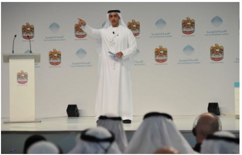 His Highness Sheikh Saif bin Zayed at the second annual UAE Government Summit