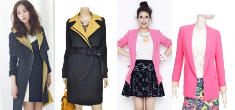 웹뜰이 봄 패션 의류 꼼빠니아, 예스비를 선보이고 있다.