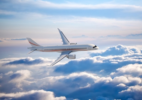 Bombardier Aerospace 는 아부다비 소재 Falcon Aviation Services 에서 1대의 CS300 항공기 인수와 추가 1대의 옵션 구매에 대한 의향서(LO