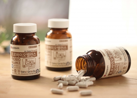 LG생명과학 유산균 건강기능식품 리튠 프로바이오 밸런스가 인기를 끌고 있다.