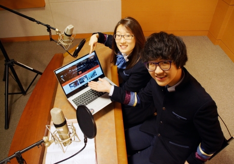 청심국제중학교 오픈놀리지 학생들