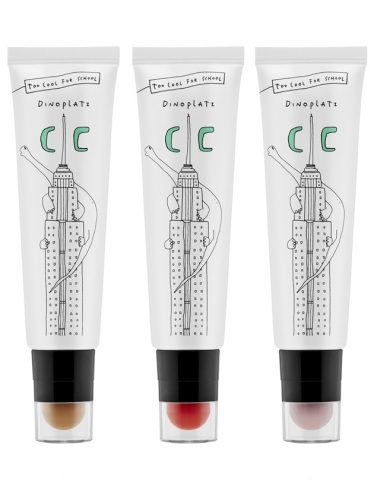 멀티볼cc크림은 세가지 옵션으로 구성되어 있으며 좌측부터 ‘컨실러CC’, ‘치크CC’, ’하이라이터CC’다.
