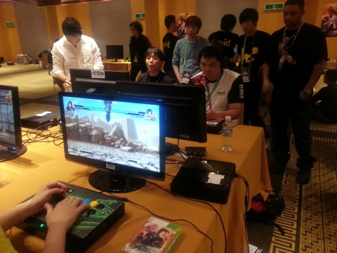 에이텐코리아가 2014 Id Global Fighting Game Tournament에 최신 영상분배 장비를 지원, 글로벌 게임대회에서 기술력을 뽐냈다.