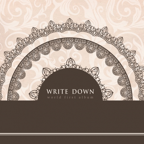 월드 1집 “Write Down(라이트 다운)” 앨범 커버